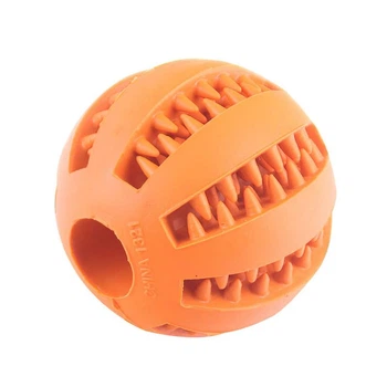 Інтерактивний м'яч для собак Dog Treat Toy Ball, Orange small