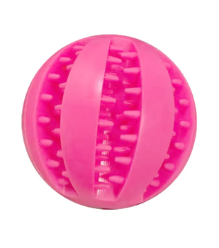 Інтерактивний м'яч для собак Dog Treat Toy Ball, Small pink