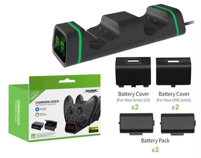 Зарядная станция DOBE® TYX-19006X + 2 аккумулятора (800 mAh x2) с LED-индикацией для геймпадов Xbox Series S|X / One S|X (428993975)