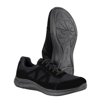 Кросівки тактичні Ягуар літні нубук з 3D-сіткою Чорні 36 (235 мм)