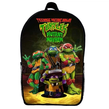 Рюкзак Черепашки ниндзя (School Gear bag TN 07) черный, 39 х 27 х 14 см