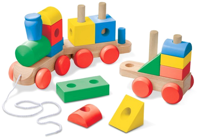 Деревянный паровозик Melissa & Doug Wooden Pulling Train (772405447)