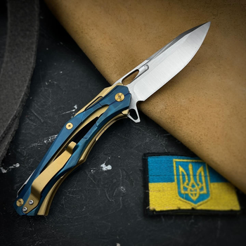 Ніж складний Magura Neptun Blue&Gold