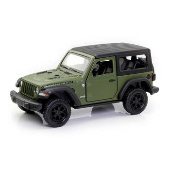 Автомодель Uni-Fortune "Jeep Wrangler Rubicon Hard Top", зеленая матовая (554060M(F))