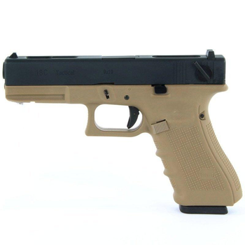 Пістолет Glock 18c - Gen4 GBB - Half Tan [WE] (для страйкболу)