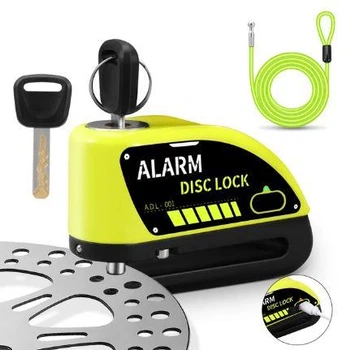 Замок на тормозной диск с сигнализацией Alarm мотосигнализация (скоба)