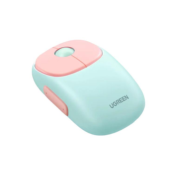 Беспроводная мышь UGREEN MU102 FUN+ Bluetooth 5.0 и 2.4G перезаряжаемая 3-и устройства для MacBook, iPad Pink (15722)