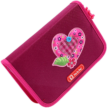 Шкільний пенал Step by Step Tweedy Hearts 3D 22 x 9 x 5 см Pink (4047443249494)