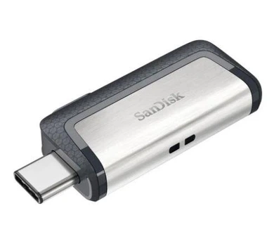 Флеш накопитель юсб-с USB 3.1 SanDisk Ultra Dual Type-C 128Gb (150 Mb/s)