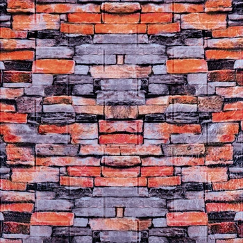 Декоративная 3D панель самоклейка под кирпич Екатеринославский песчаник 700x770x3мм (045-3) SW-00000692