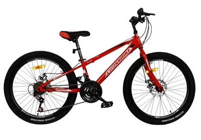 Велосипед CrossBike 24 Spark D-Al Рама 11 red