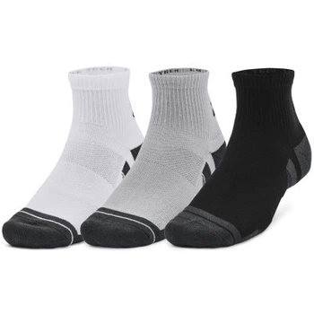 Носки Under Armour 1379510-011 Performance Tech 3 пари Qtr сірий MD (196884003029)