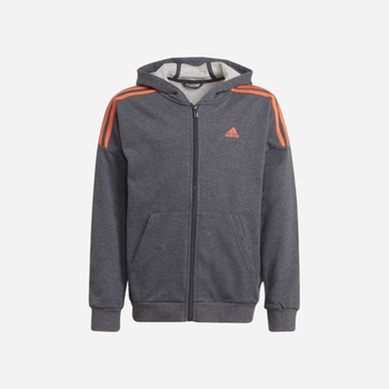 Спортивний костюм для хлопчиків Adidas JB Cotton TS GT0338 128 см Сірий (4064056828168)