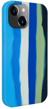 Панель Evelatus Multi-Colored Silicone Case для Apple iPhone 14 Blue (4752192063306)