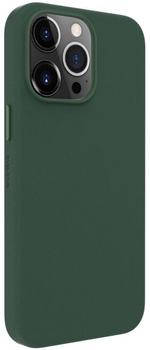 Etui plecki Evelatus Genuine Leather Case MagSafe do Apple iPhone 14 Pro Dark Green (4752192060527)