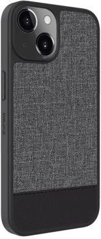 Панель Evelatus Plactic Leather Magsafe Back Cover для Apple iPhone 15 Plus Gray (4752192067342)