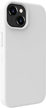 Etui plecki Evelatus Premium Magsafe Soft Touch Silicone Case do Apple iPhone 15 Plus White (4752192066673)
