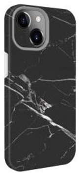 Etui plecki Evelatus Premium Silicone Case Customized Print do Apple iPhone 15 Black (4752192068554)