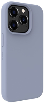 Etui plecki Evelatus Premium Magsafe Soft Touch Silicone Case do Apple iPhone 15 Pro Lavender-Gray (4752192066765)