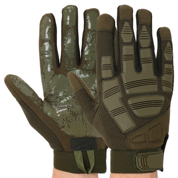 Перчатки тактические с закрытыми пальцами Military Rangers BC-8799 M Оливковый