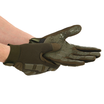 Перчатки тактические с закрытыми пальцами Military Rangers BC-8799 L Оливковый