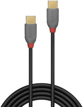 Kabel Lindy USB Type-C - USB Type-C M/M 2 m Gray (4002888368728)