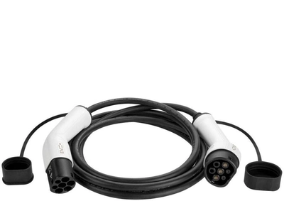 Kabel EV+ Type 2 - Type 2 M/M 5 m Black (EV-CB-T2-16-3P-W)