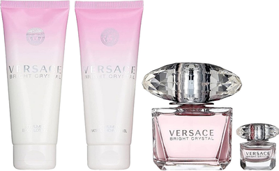 Подарунковий набір для жінок Versace Bright Crystal 4 шт (8011003873357)