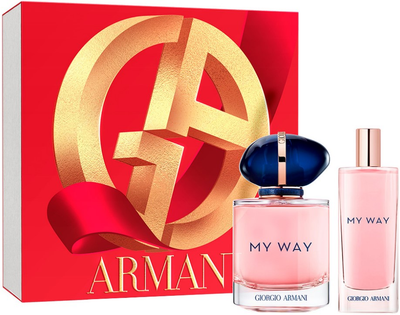Zestaw prezentowy damski Giorgio Armani My Way Woda perfumowana 50 ml + Woda perfumowana 15 ml (3614274109764)