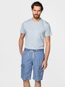 Krótkie spodenki męskie jeansowe Lee Cooper RILF-7633 30 Niebieskie (5904347398330)