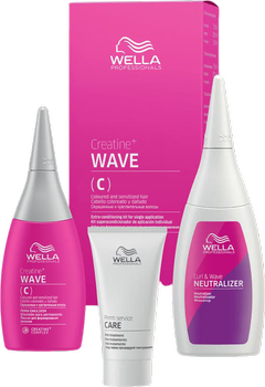 Zestaw do pielęgnacji włosów Wella Creatine+ Wave dla trwałej ondulacji (4064666044385)