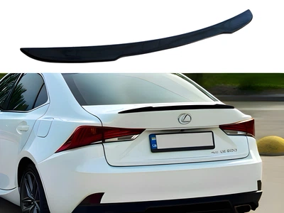 Спойлер лип багажника Lexus IS 2013-2020 ABS пластик, колір чорний глянець для Lexus IS 2013-2020 (8085)