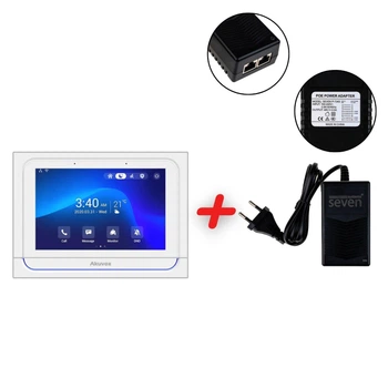 Відеодомофон SIP 7" Akuvox X933W White на Android з Wi-Fi та Bluetooth + Подарунок PoE інжектор SEVEN P-734s