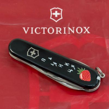 Нож Victorinox Spartan Ukraine Black "Паляниця" (1.3603.3_T1300u)