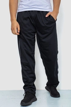 Спорт штани чоловічі, колір чорний, 244R0668, 5XL
