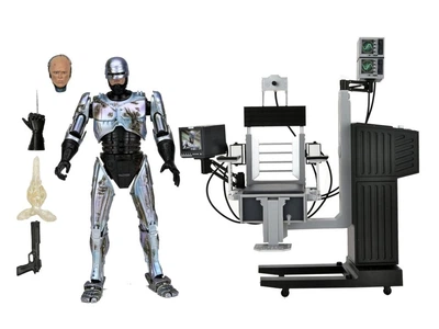 Фигурка Робокоп с Креслом и Аксессуарами RoboCop Ultimate Battle Damaged with Chair NECA 42142