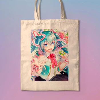 Еко-сумка, шопер з принтом аніме Міку Хацуне Hatsune Miku №2