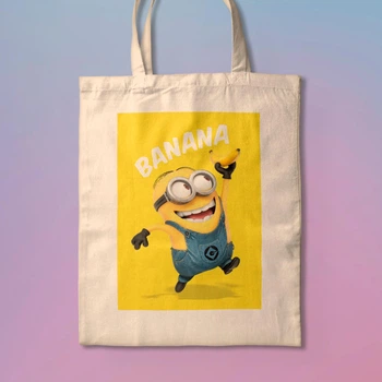 Еко-сумка, шопер з принтом Міньйони Minions