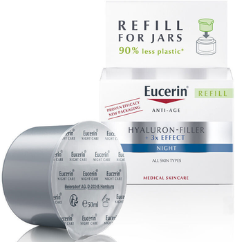 Нічний крем для обличчя Eucerin Hyaluron Filler Night Refill 50 мл (4005900991058)