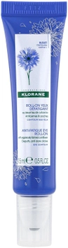 Крем для шкіри навколо очей Klorane Anti-Fatigue Eye Roll-On With Cornflower 15 мл (3282770204261)
