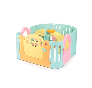 Манеж-огрождение с горкой YaYa Toys Y1525 Разноцветный
