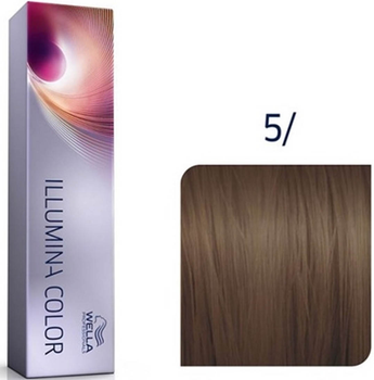 Krem farba do włosów Wella Professional Permanent Illumina Color Microlight Technology Light Brown 5 60 ml (8005610542096)