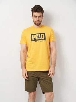 Футболка мужская Polo Ralph Lauren 11306.4 S (44) Желтая (smt2000000014272)