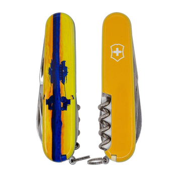 Ніж Victorinox Spartan Ukraine 91 мм Марка з трактором (1.3603.3_T3110p)