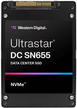 SSD dysk Western Digital Ultrastar SN655 WUS5EA138ESP7E3 3.84TB U.3 PCI Express 4.0 3D NAND TLC (0TS2461)