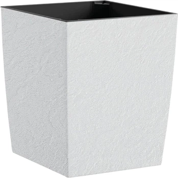 Вазон Plastkon Eliot Stone 25x25 см Белый (8595096995399)