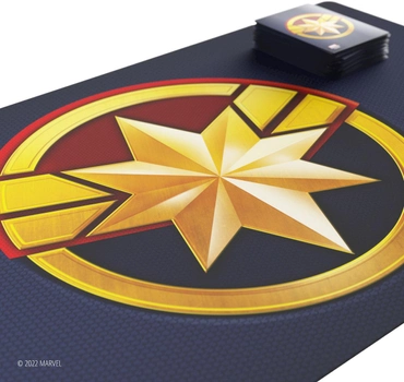 Ігровий килимок Gamegenic Marvel Champions Капітан Марвел гумовий (4251715412619)