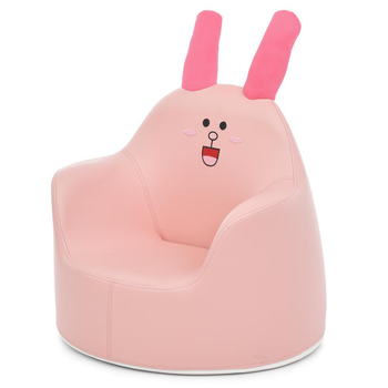 Дитяче крісло пуф Bambi M 5721 Rabbit розовий