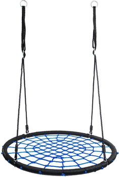 Детские качели-гнездо Funfit Bocianie 100 см сетка Blue, 2614