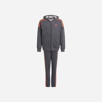 Спортивный костюм для мальчиков Adidas JB Cotton TS GT0338 128 см Серый (4064056828168)